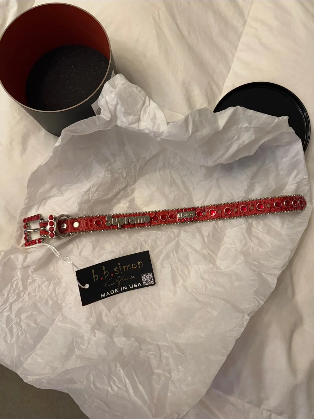 NWT AUTHENTIC SUPREME B.B. Simon dog collar
